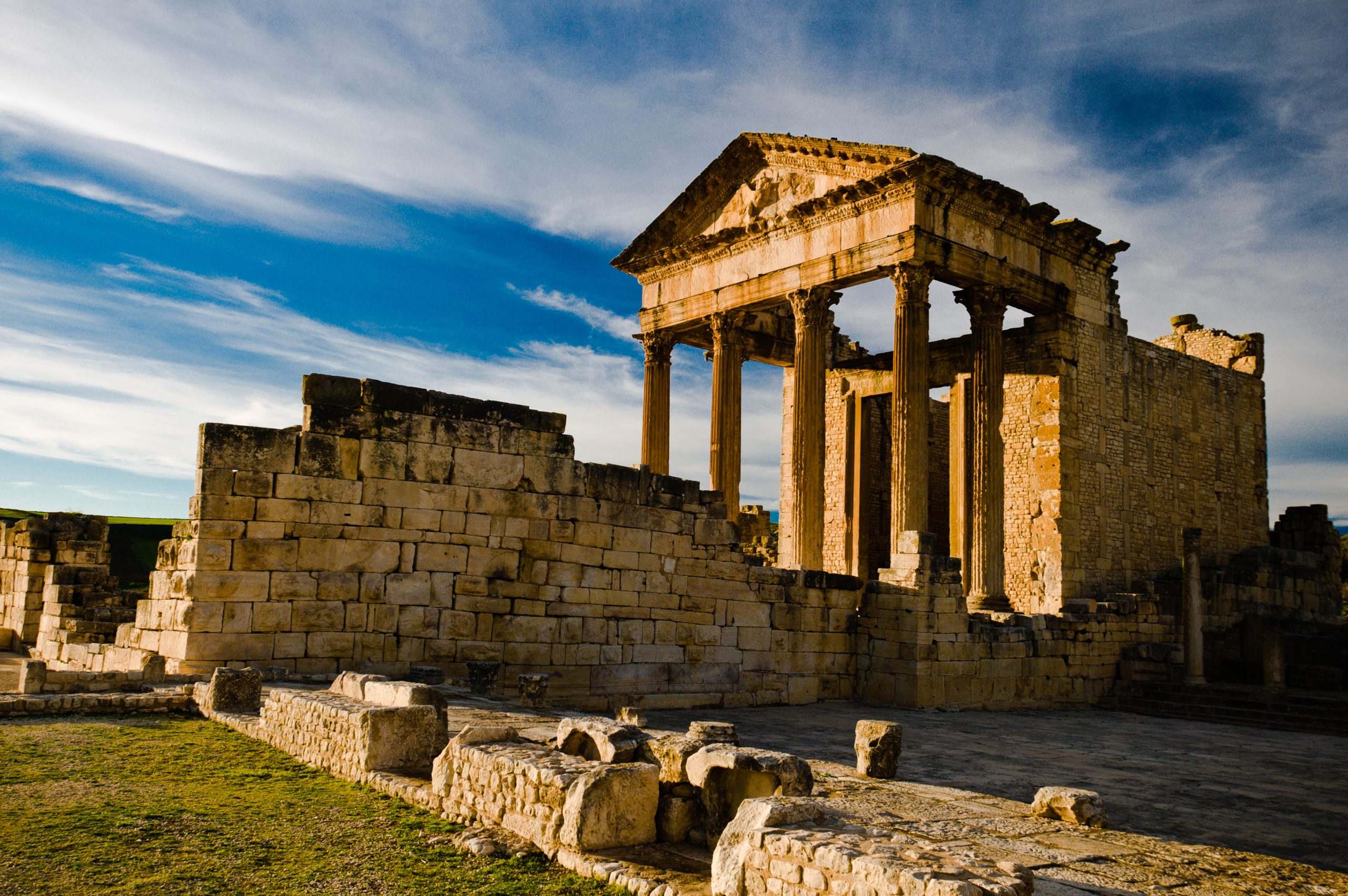 The archaeological site of Dougga